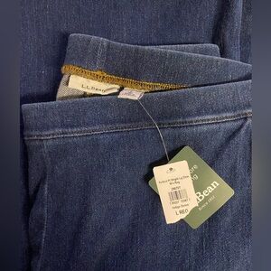 NWT L.L. Bean Straight Leg Denim Jeans